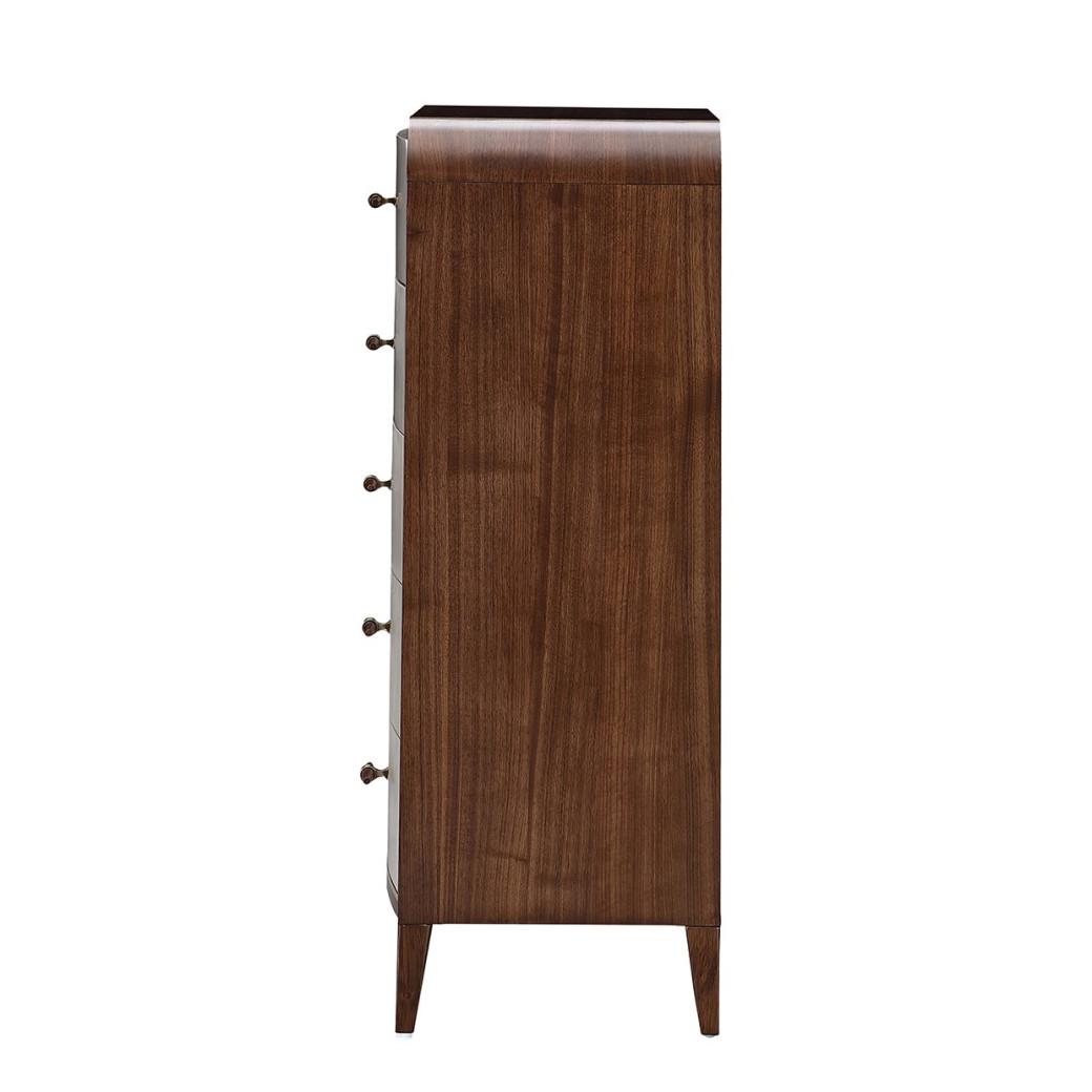 5 Drawer Chest Walnut Houston Collection by Michael Amini  9095070SA-416