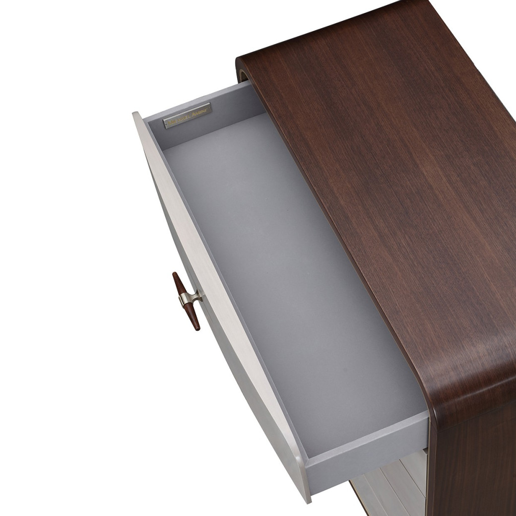 5 Drawer Chest Walnut Houston Collection by Michael Amini  9095070SA-416