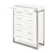 7 Drawer Vertical Storage Cabinets-Chest of Drawers Marquee Collection by Michael Amini  KI-MRQE070-108
