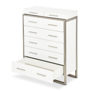 7 Drawer Vertical Storage Cabinets-Chest of Drawers Marquee Collection by Michael Amini  KI-MRQE070-108