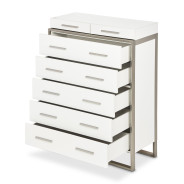 7 Drawer Vertical Storage Cabinets-Chest of Drawers Marquee Collection by Michael Amini  KI-MRQE070-108