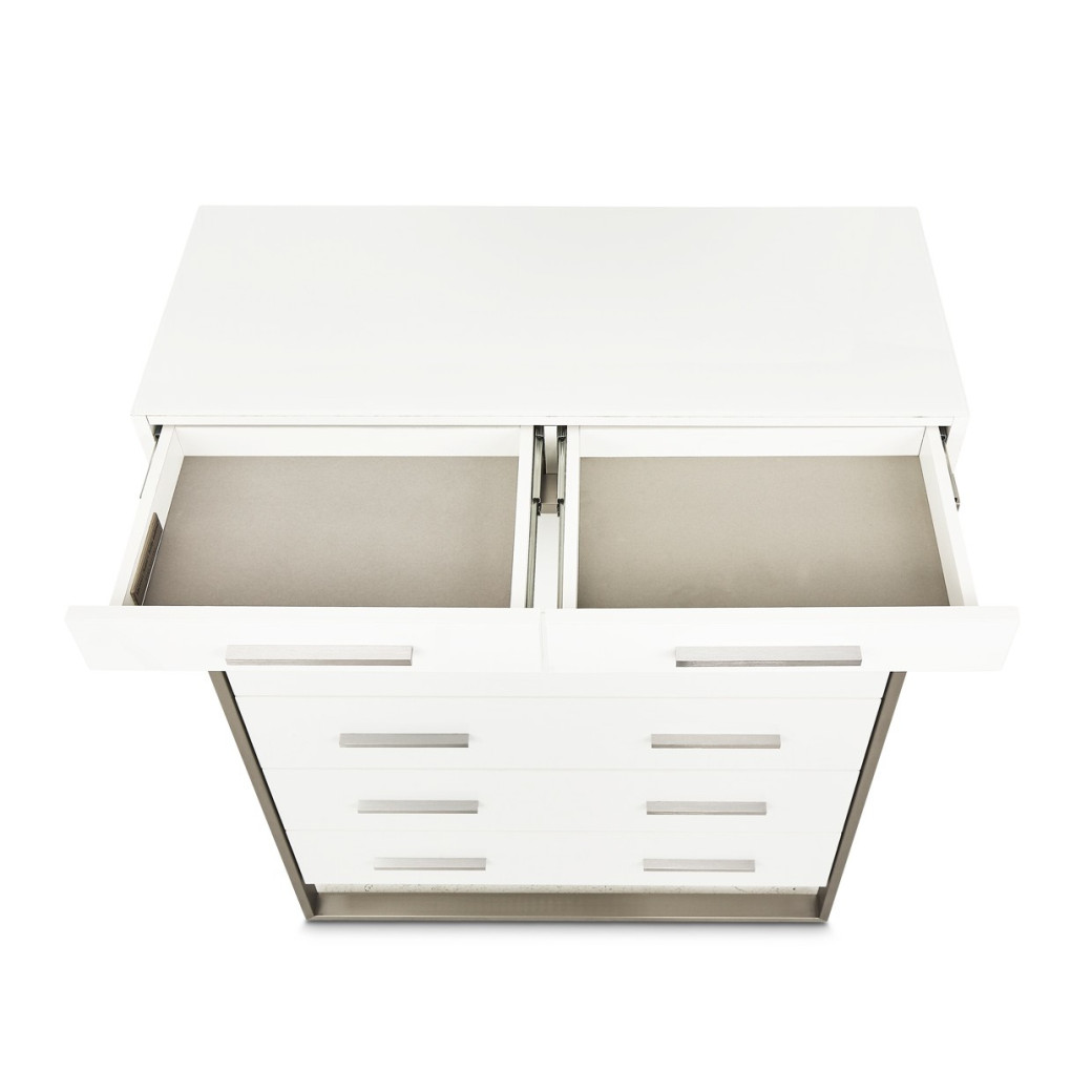 7 Drawer Vertical Storage Cabinets-Chest of Drawers Marquee Collection by Michael Amini  KI-MRQE070-108