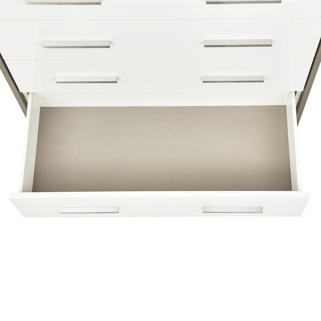 7 Drawer Vertical Storage Cabinets-Chest of Drawers Marquee Collection by Michael Amini  KI-MRQE070-108