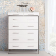 7 Drawer Vertical Storage Cabinets-Chest of Drawers Marquee Collection by Michael Amini  KI-MRQE070-108