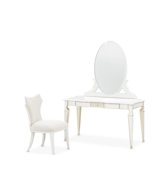 2PC Vanity with Mirror La Marisia Collection By Michael Amini  9089058VAN3-112