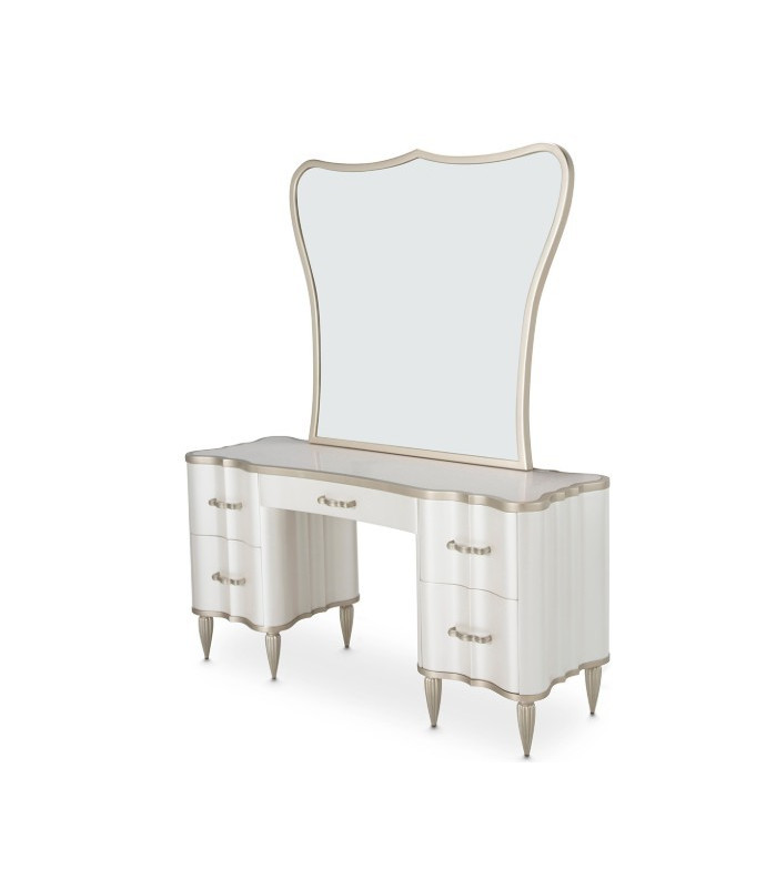 Vanity with Mirror London Place Collection by Michael Amini N9004058VAN2-112