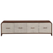 Media Cabinet Walnut Finish Houston Collection by Michael Amini  9095081-416