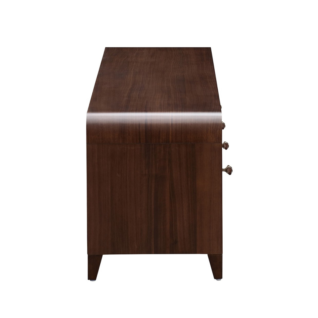 Media Cabinet Walnut Finish Houston Collection by Michael Amini  9095081-416