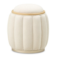 Round Accent Bench Camellia Field Caramel Collection By Michael Amini 9090804-134