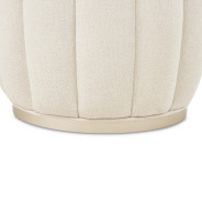 Round Accent Bench Camellia Field Caramel Collection By Michael Amini 9090804-134