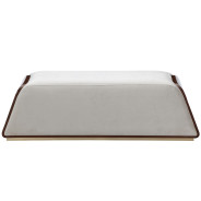 Accent Bench Walnut Finish Houston By Michael Amini 9095904-416