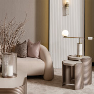 2PC Nesting Tables Mod Dream Collection By Michael Amini LFR-MDRM224-142