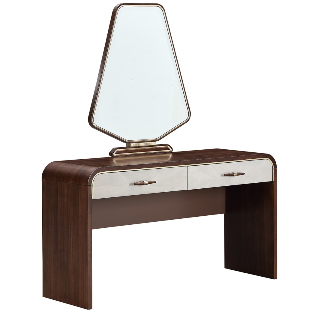 Vanity with Mirror Houston Collection By Michael Amini 9095058VAN2-416