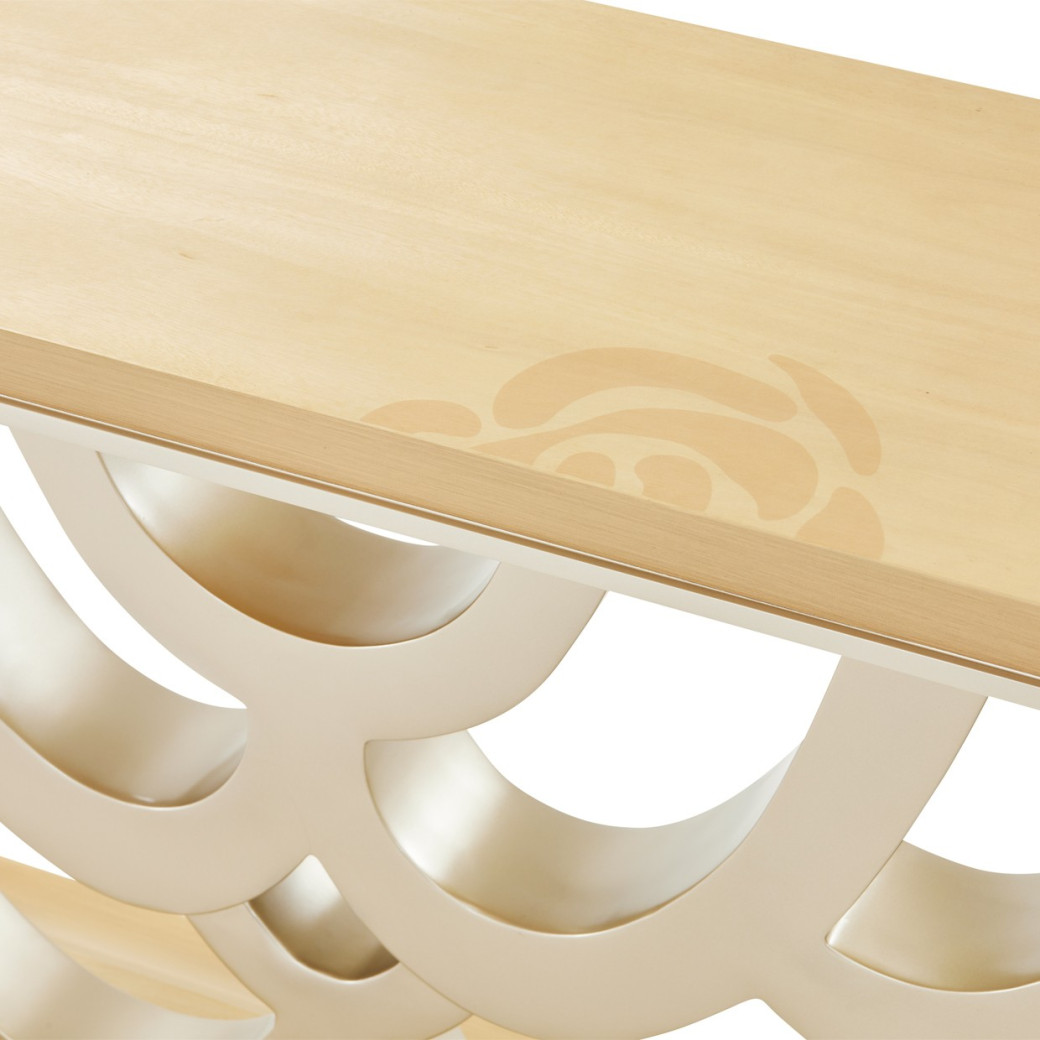 Console Table Camellia Field Caramel Collection by Michael Amini 9090223-134