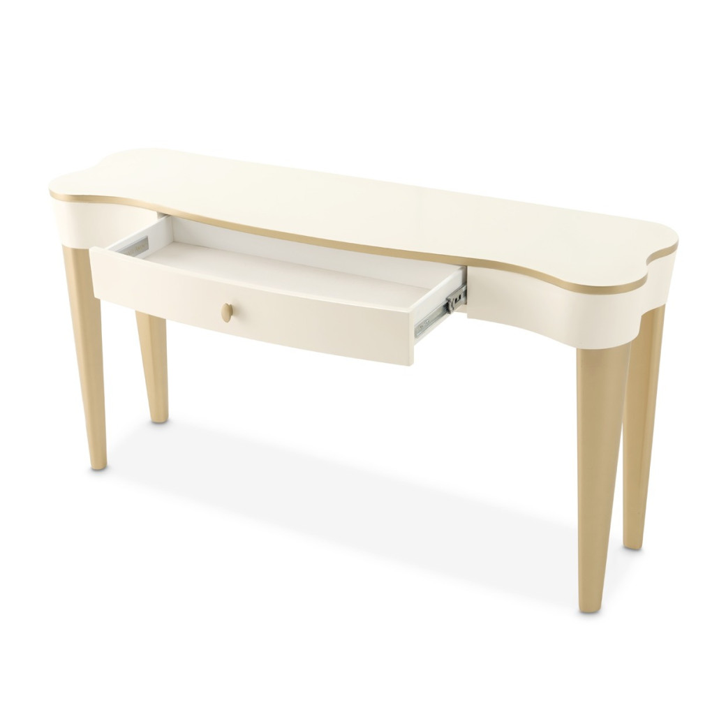 Console Table - Creamy Pearl La Terrazza Collection By Michael Amini  9092223-112