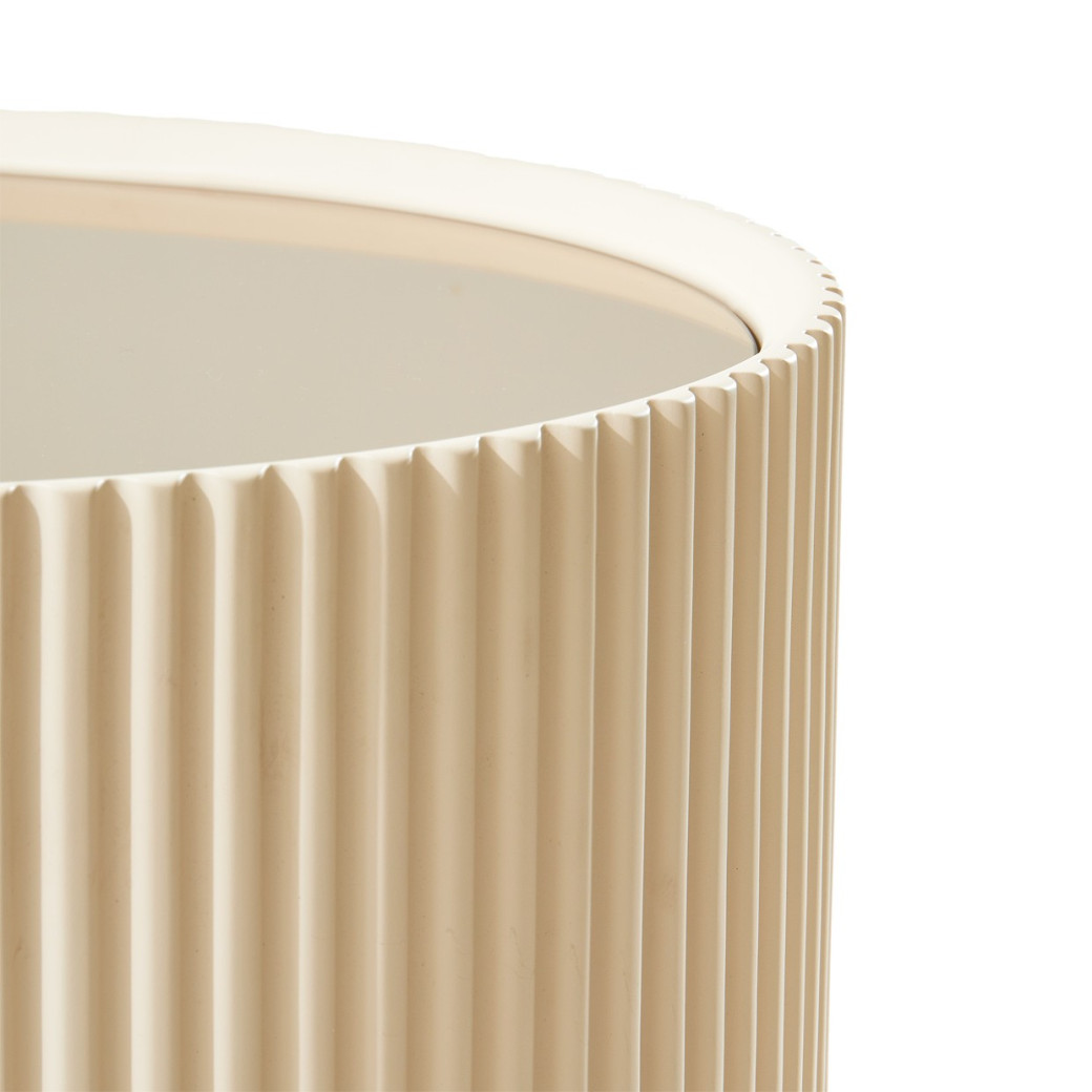Console Table Silken Matte Cream Lisbon Collection by Michael Amini LFR-LSBN223-140