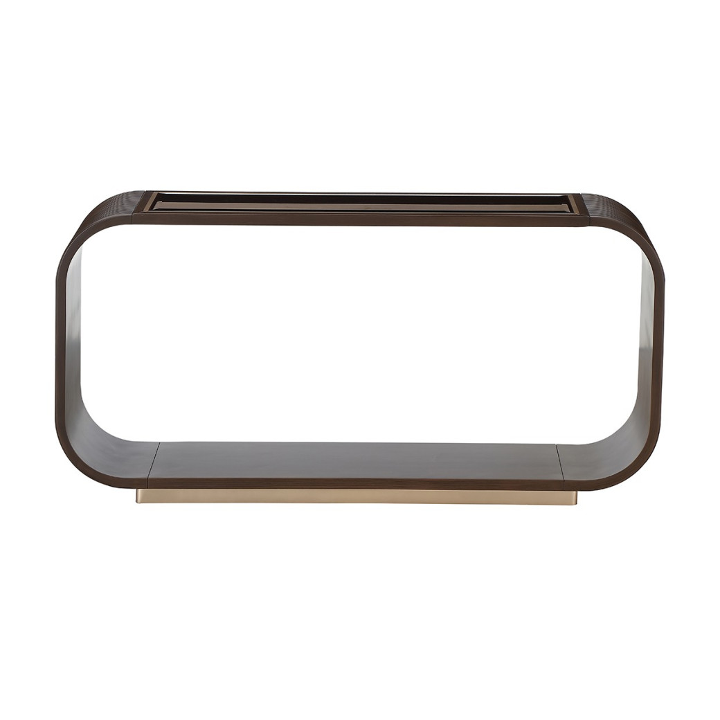 Console Table Espresso Finish West Kensington Collection By Michael Amini  9096223-417
