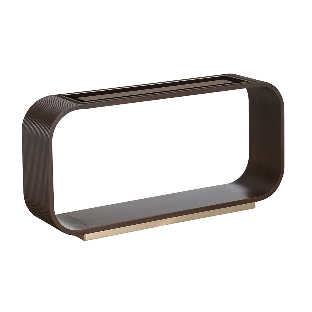 Console Table Espresso Finish West Kensington Collection By Michael Amini  9096223-417