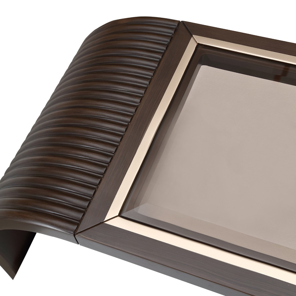 Console Table Espresso Finish West Kensington Collection By Michael Amini  9096223-417