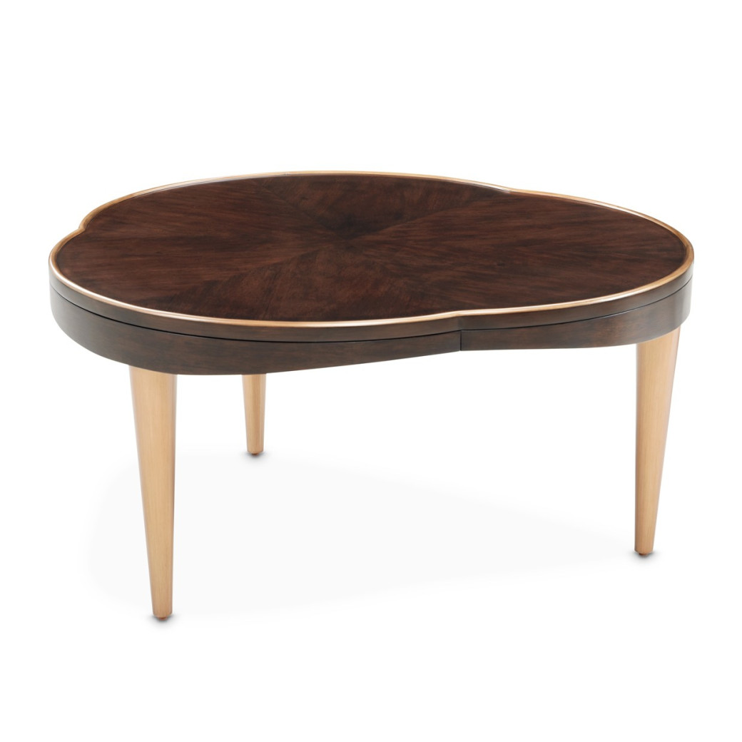 Cocktail Table Warm Pecan Camellia Field Collection By Michael Amini 9090204-400