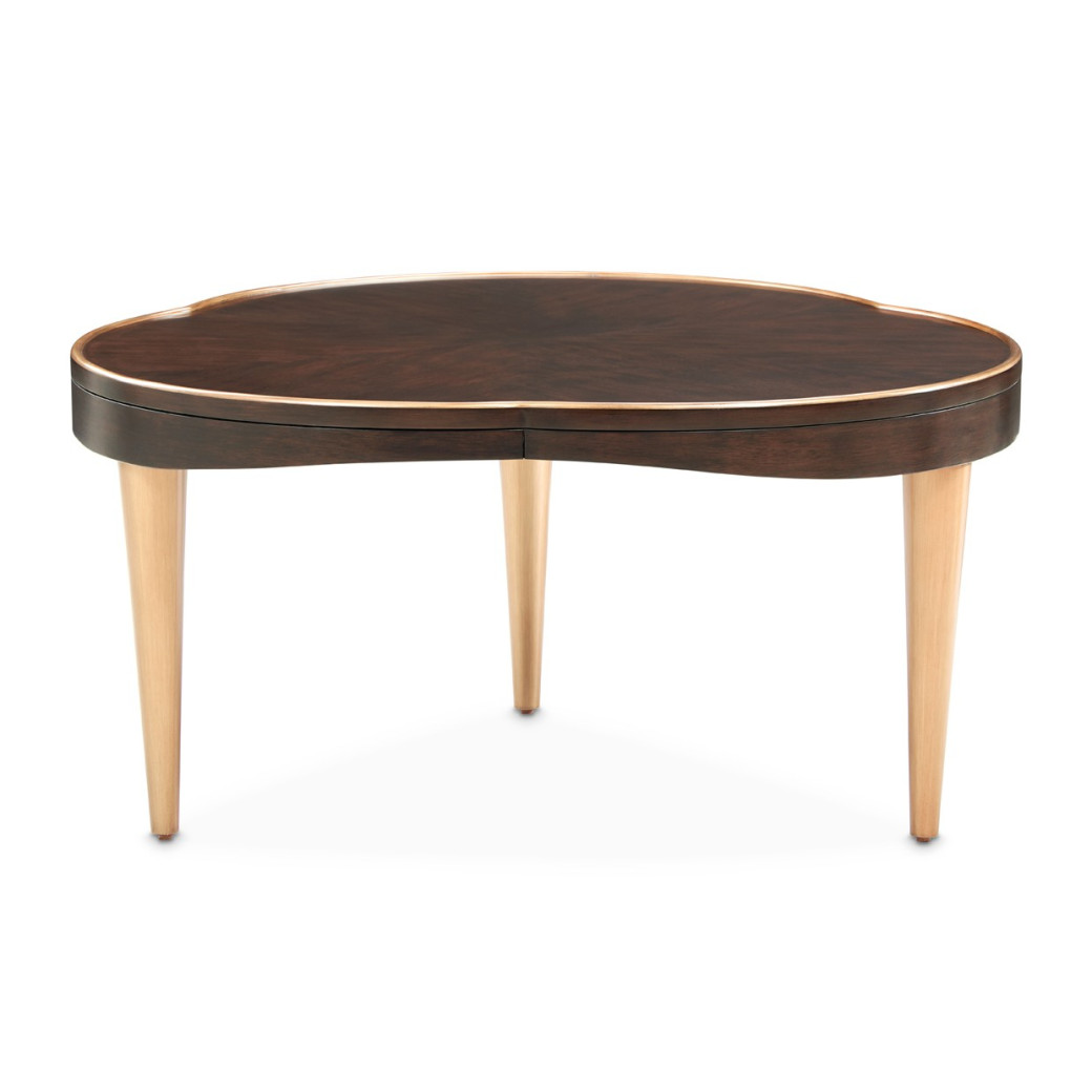 Cocktail Table Warm Pecan Camellia Field Collection By Michael Amini 9090204-400