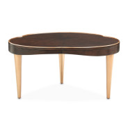 Cocktail Table Warm Pecan Camellia Field Collection By Michael Amini 9090204-400