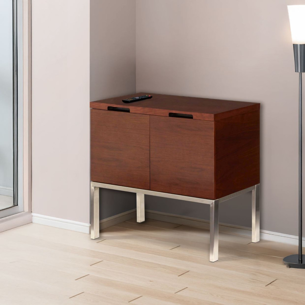 Incept Storage Cabinet Dark Almond by Michael Amini 13612-48