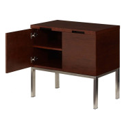 Incept Storage Cabinet Dark Almond by Michael Amini 13612-48