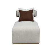 Chaise Medium Espresso West Kensington Collection By Michael Amini 9096841-BUFF-417