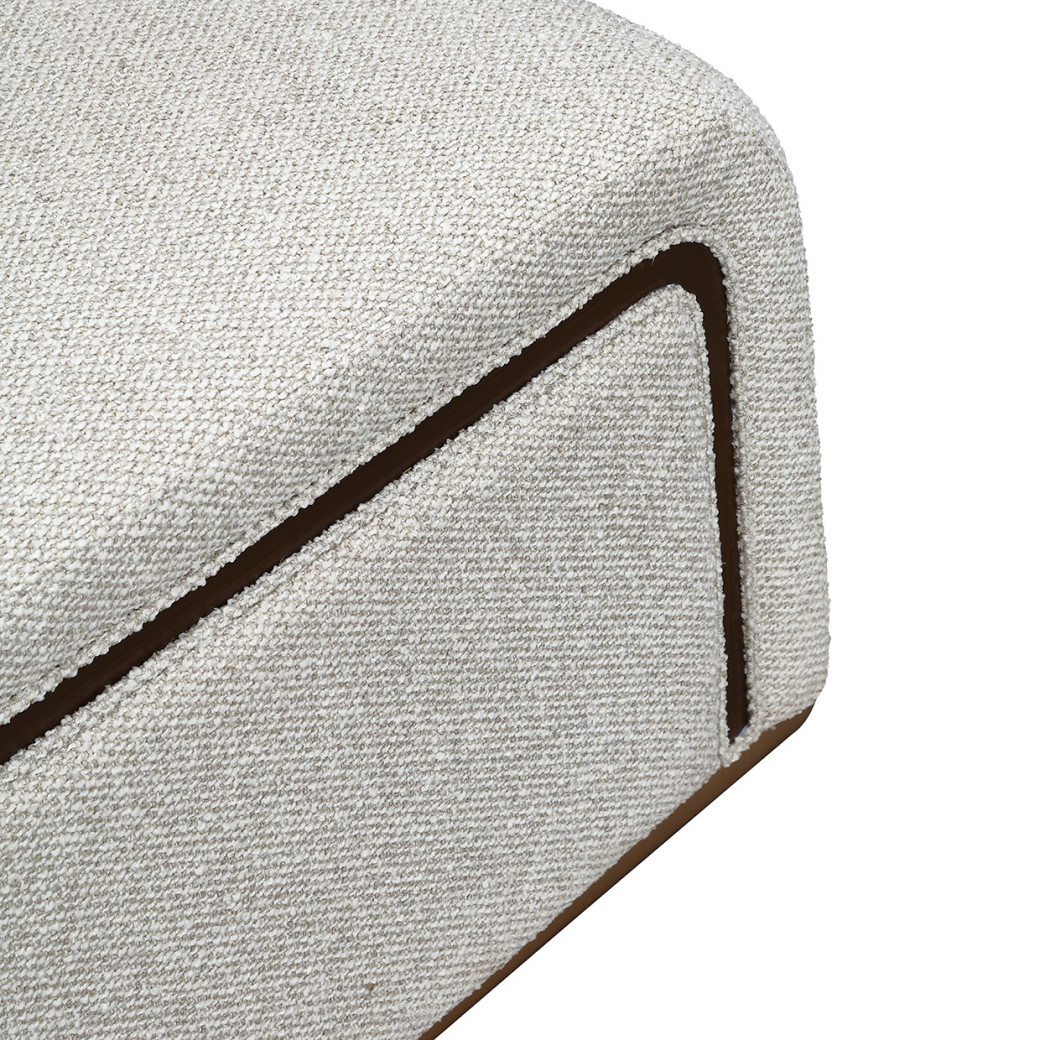 Chaise Medium Espresso West Kensington Collection By Michael Amini 9096841-BUFF-417