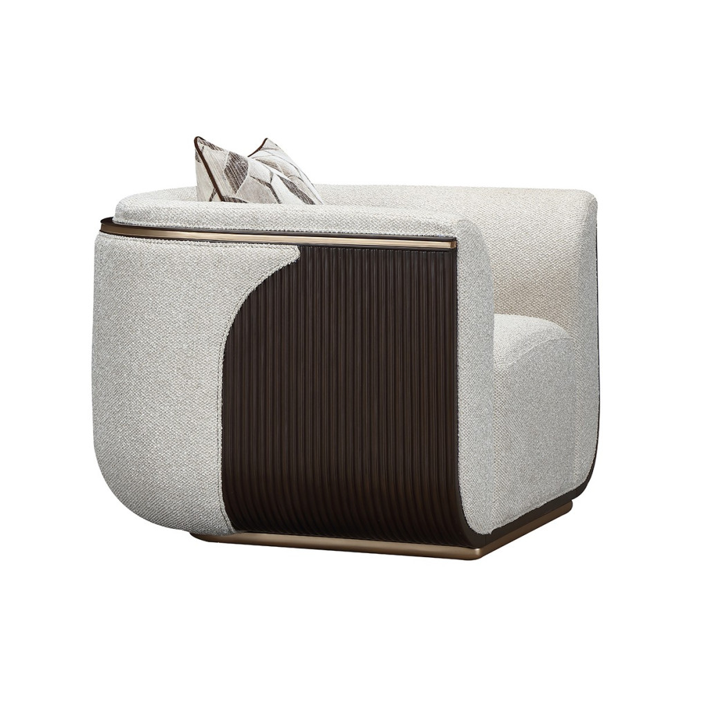 Matching Chair West Kensington Collection by Michael Amini 9096835-BUFF-417