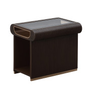 End Table Espresso Finish West Kensington Collection By Michael Amini  9096202-417