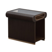 End Table Espresso Finish West Kensington Collection By Michael Amini  9096202-417