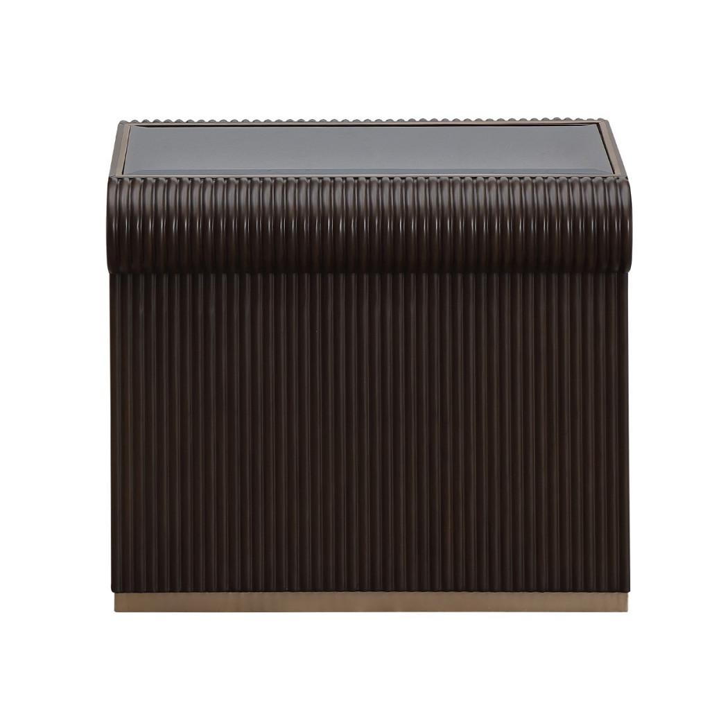 End Table Espresso Finish West Kensington Collection By Michael Amini  9096202-417