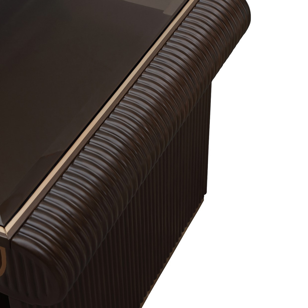End Table Espresso Finish West Kensington Collection By Michael Amini  9096202-417