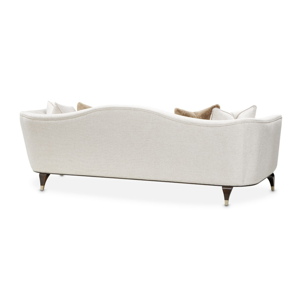 Paris Chic Sofa Cremini Espresso Collection By Michael Aminni NF9003815-CRMNI-409