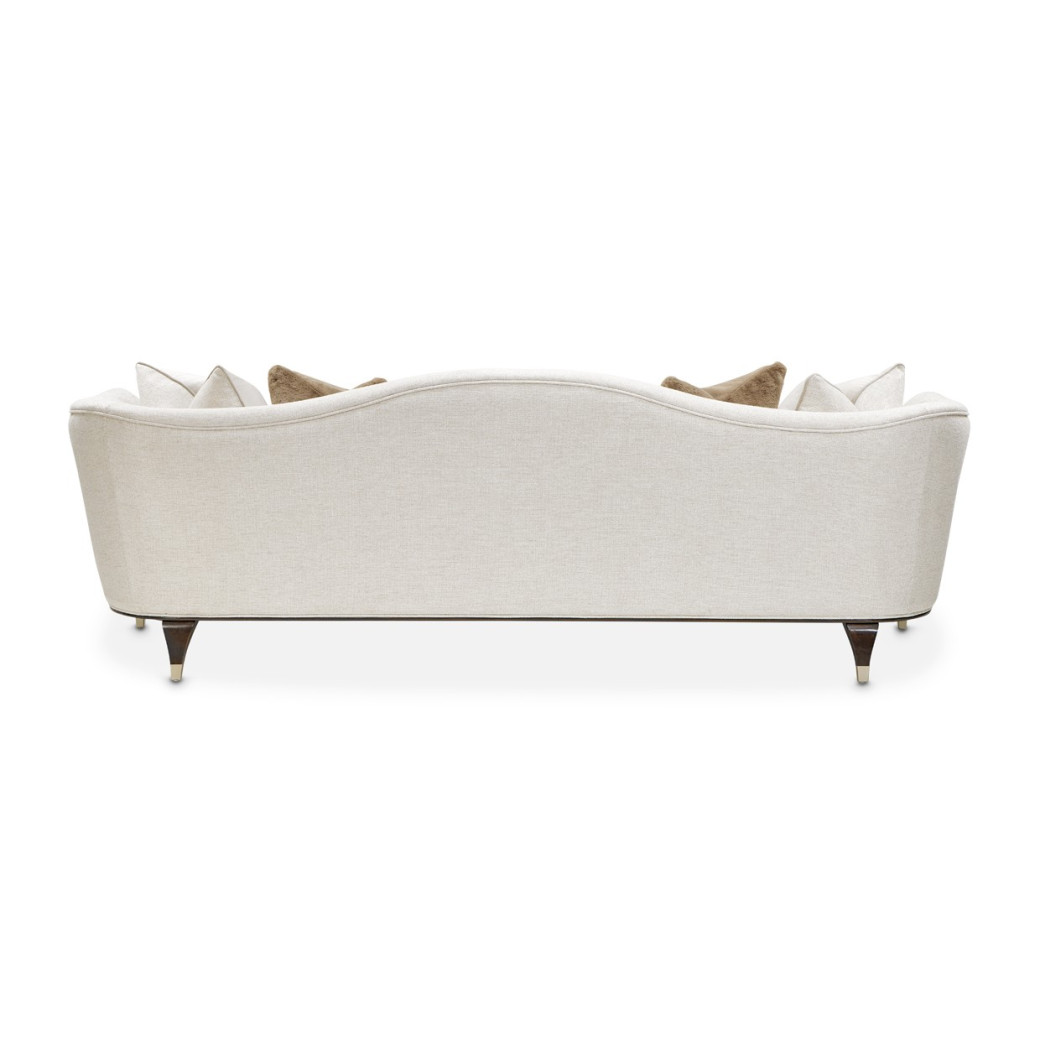 Paris Chic Sofa Cremini Espresso Collection By Michael Aminni NF9003815-CRMNI-409