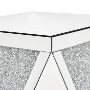 End Table Mirrored 1456H Montreal Collection By Michael Amini