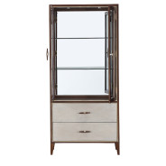Display Cabinet Walnut Houston Collection by Michael Amini 9095209-416