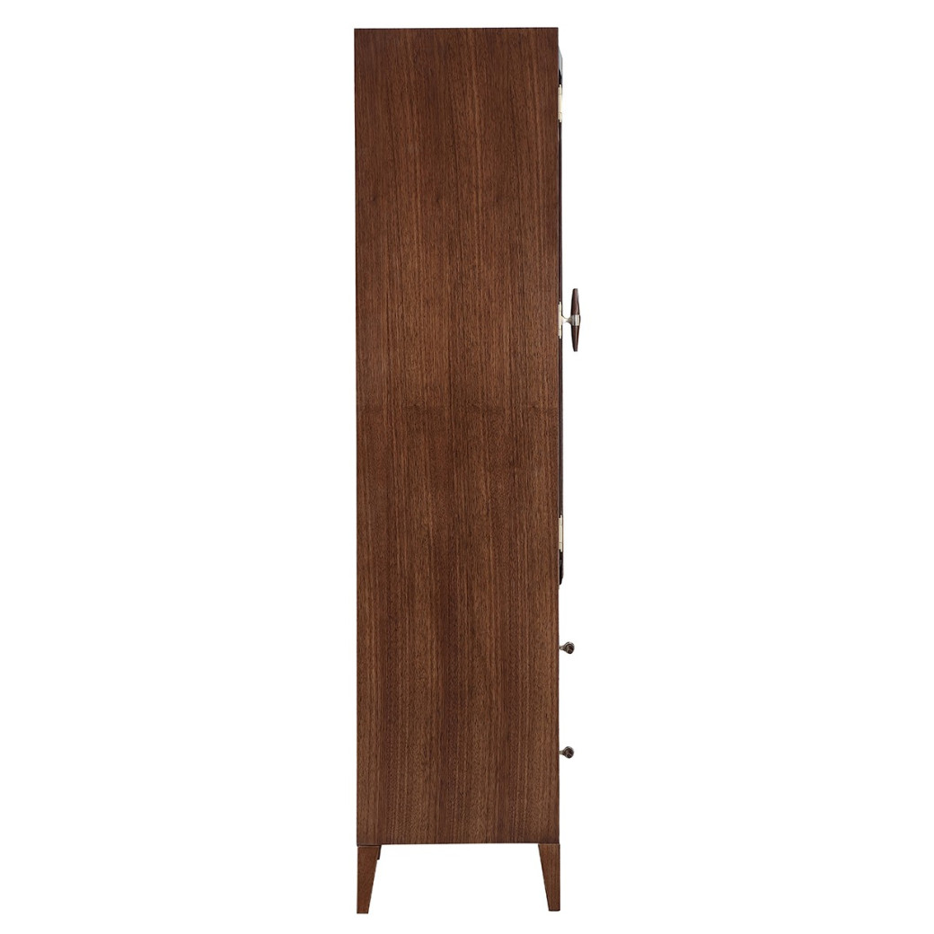 Display Cabinet Walnut Houston Collection by Michael Amini 9095209-416