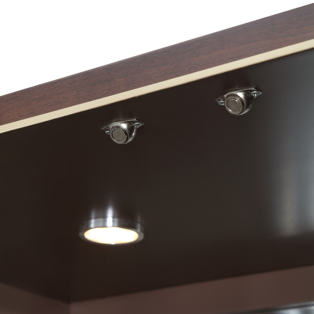 Display Cabinet Walnut Houston Collection by Michael Amini 9095209-416