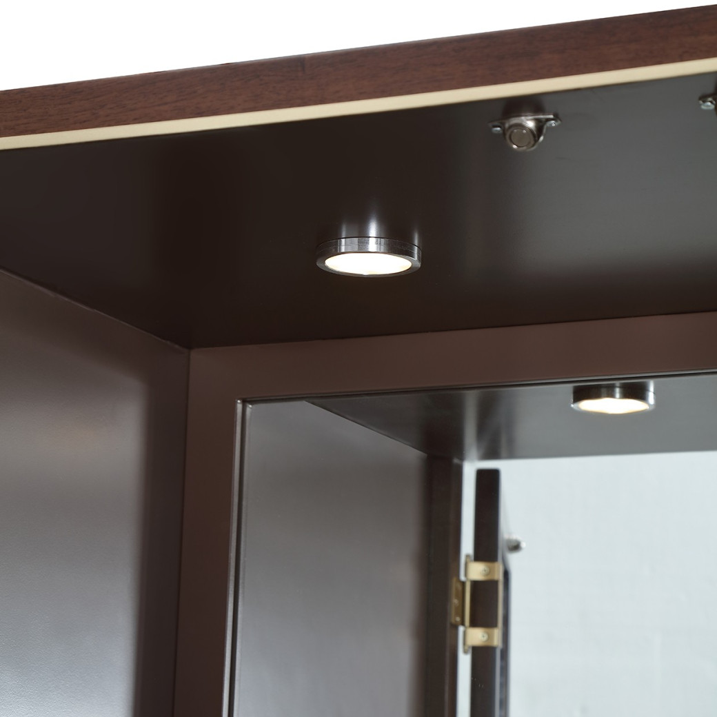Display Cabinet Walnut Houston Collection by Michael Amini 9095209-416
