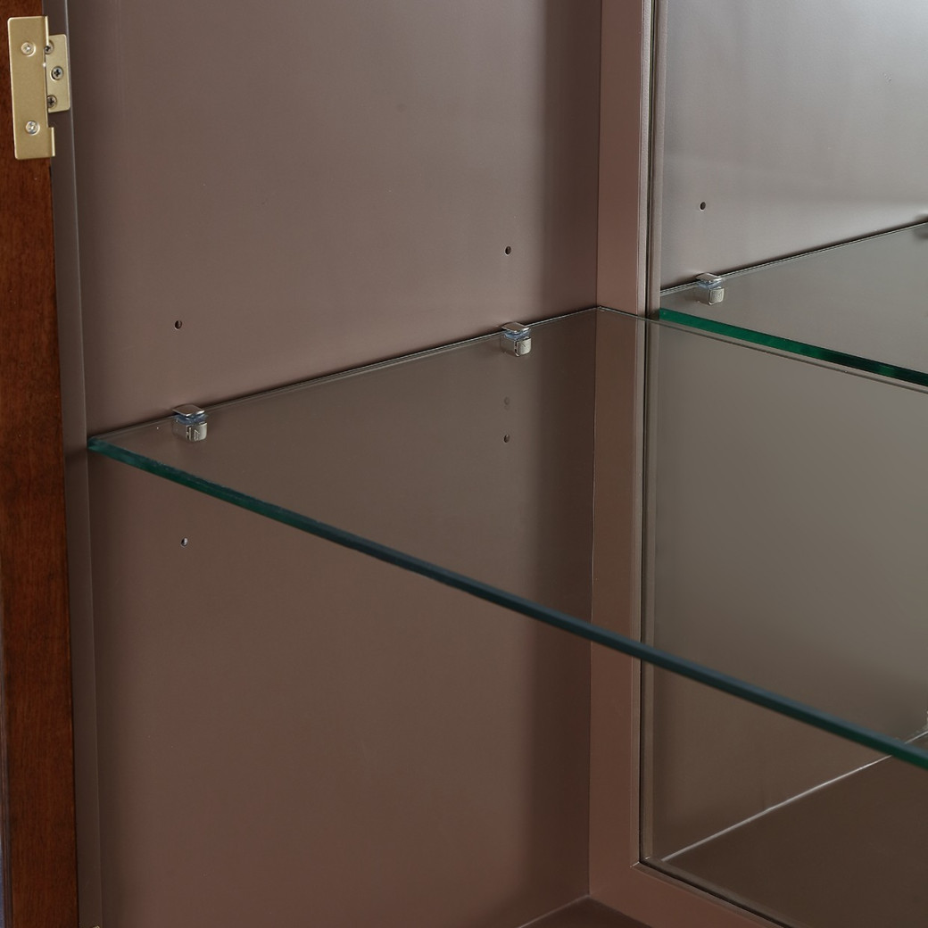 Display Cabinet Walnut Houston Collection by Michael Amini 9095209-416