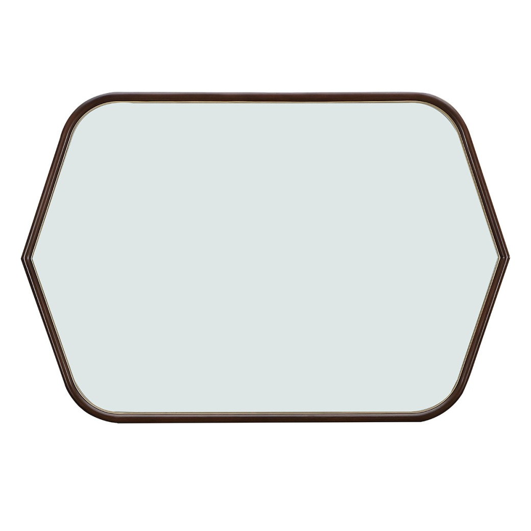 Wall Mirror Walnut Houston Collection by Michael Amini 9095260-416