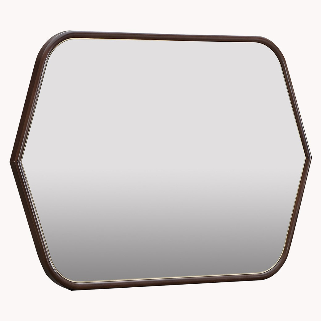 Wall Mirror Walnut Houston Collection by Michael Amini 9095260-416
