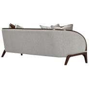 Sofa Walnut Finish Houston Collection by Michael Amini 9095815-PBL-416