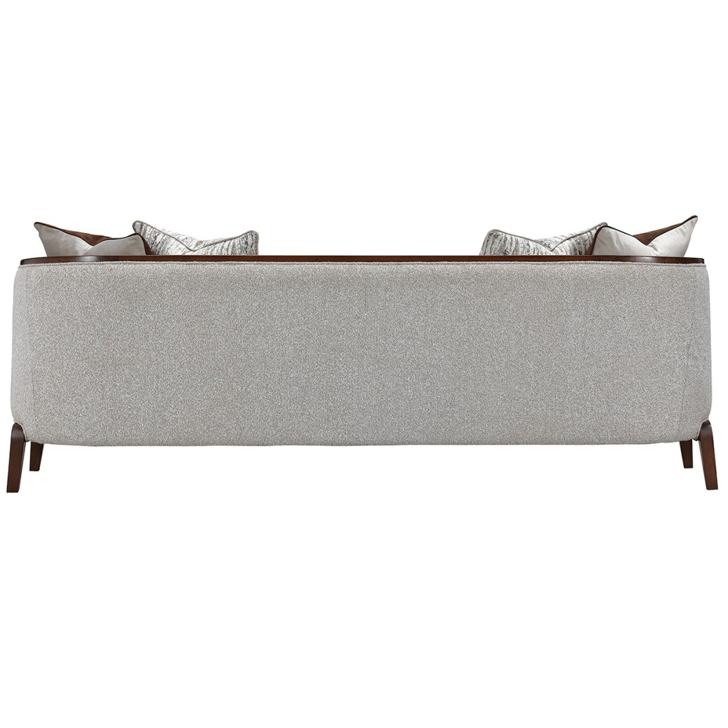 Sofa Walnut Finish Houston Collection by Michael Amini 9095815-PBL-416