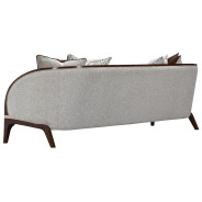 Sofa Walnut Finish Houston Collection by Michael Amini 9095815-PBL-416