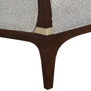 Sofa Walnut Finish Houston Collection by Michael Amini 9095815-PBL-416