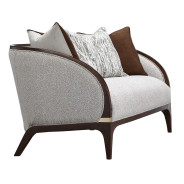Loveseat Walnut Finish Houston Collection by Michael Amini  9095825-PBL-416